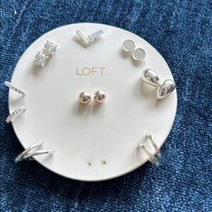 LOFT Silver Earring Collection